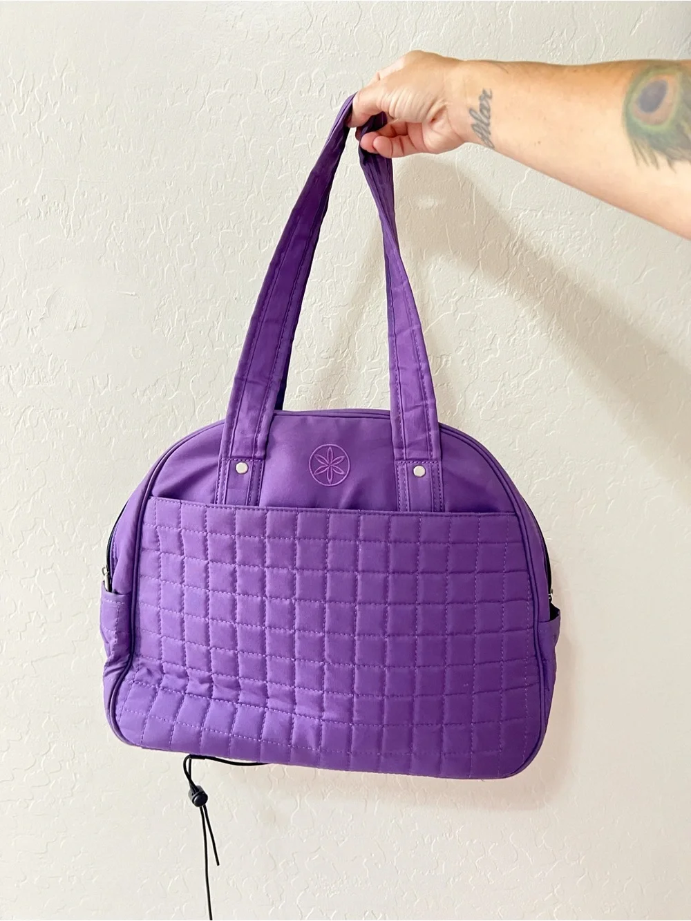 Gaiam Yoga Metro Gym Bag in Purple